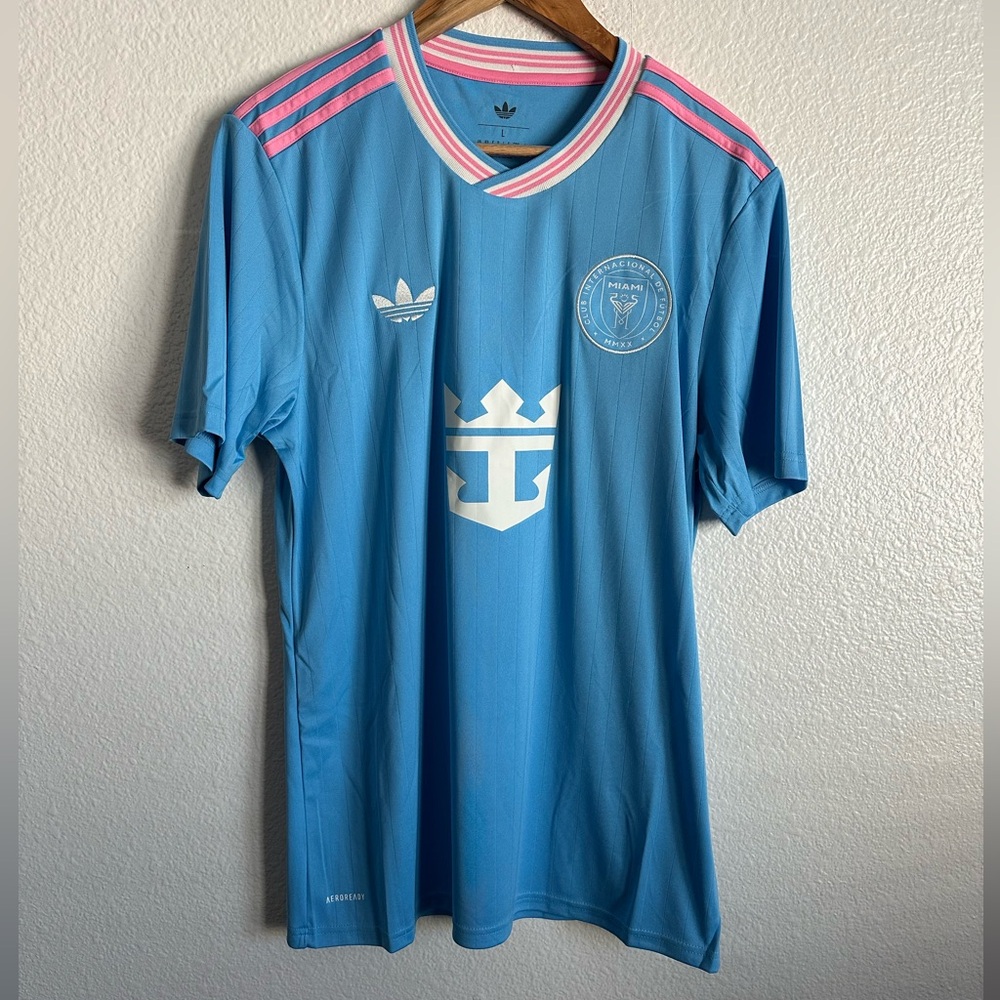 Adidas Messi Inter Miami CF #10 Soccer Jersey Argentina KA7504 Men’s Size Large